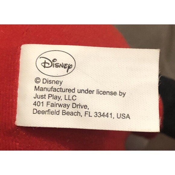 Disney Mickey Mouse Be My Valentine Plush Pink Heart Stuffed Animal Just Play - Picture 10 of 10